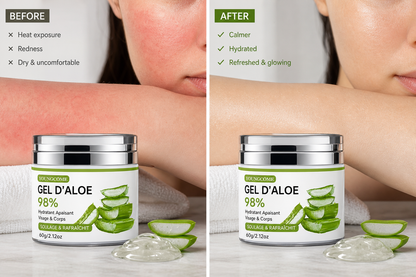Gel d’Aloe Après Rasage